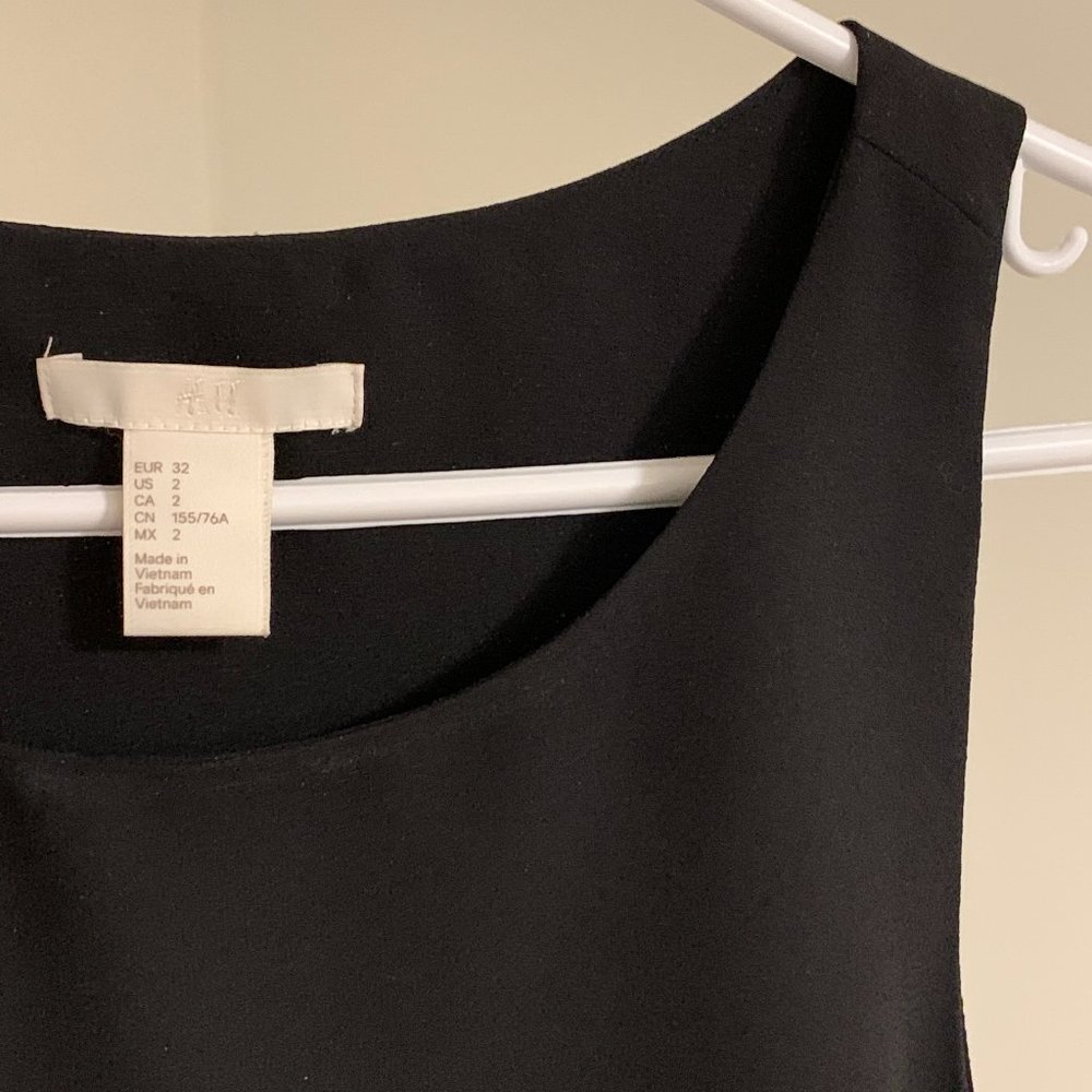 H&M black dress